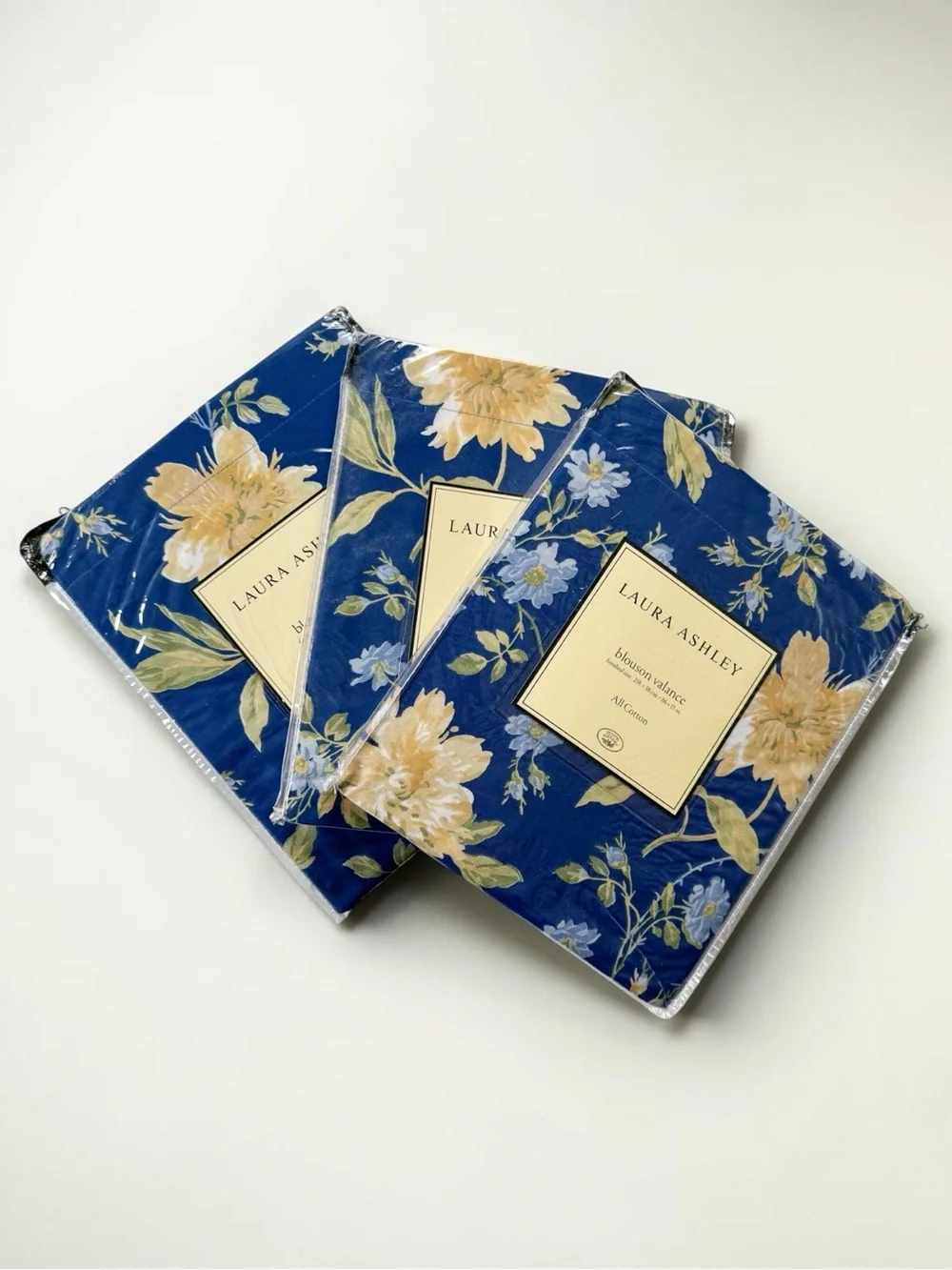 Laura Ashley Emilie Blouson Valances - Set of 3 | NWT